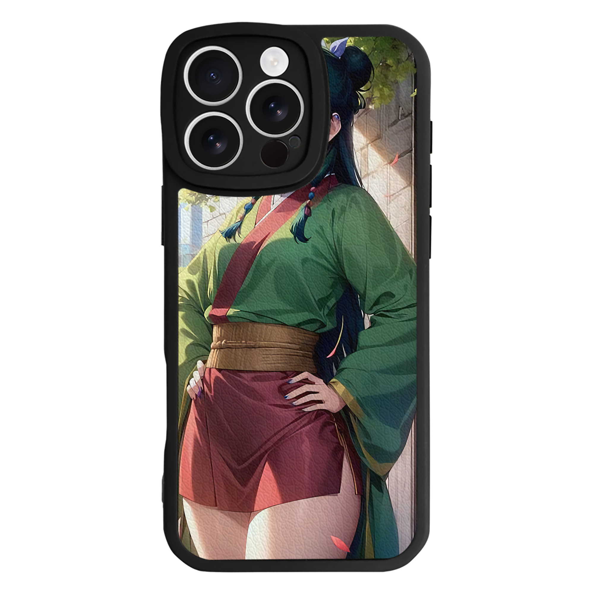 （画像用） 薬屋のひとりごと The Apothecary Diaries 【iPhone 16シリーズ対応】シリコンスマホケース（レザー調） 材質：シリコン